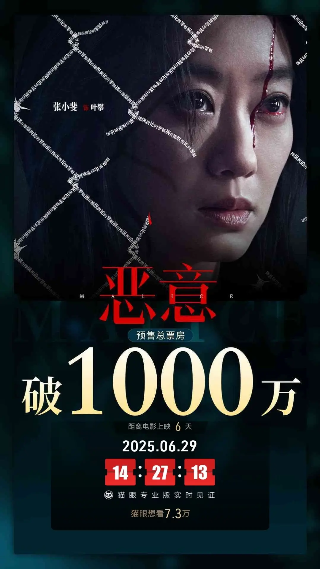 中金辰大 未映先火，张小斐新片预售票房破千万，是否会成为下一个贾玲？